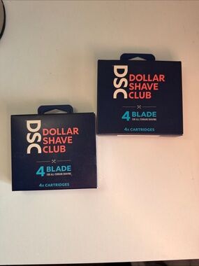 Dollar Shave Club 4-Blade Replacement Cartridges – Black Packaging